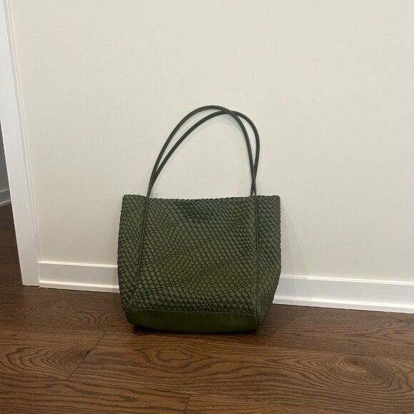 Anthropologie Green Tote Bag - Picture 3 of 3